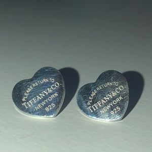 Tiffany heart earrings